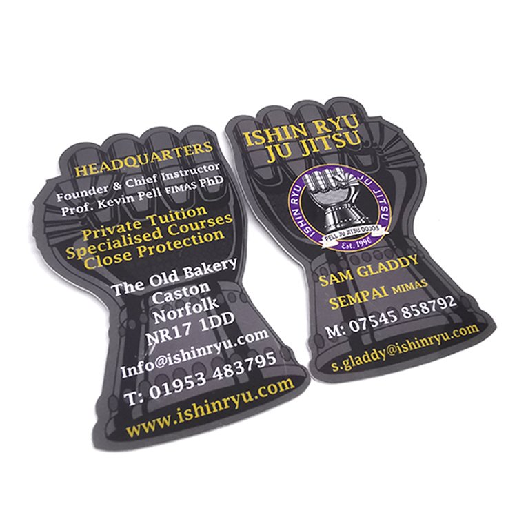 Custom Plastic/PVC Business Card Shaped Access Control Cards CMYK Offset Printing