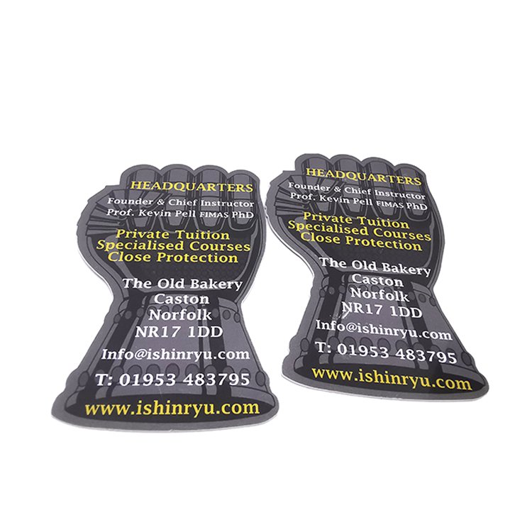 Custom Plastic/PVC Business Card Shaped Access Control Cards CMYK Offset Printing