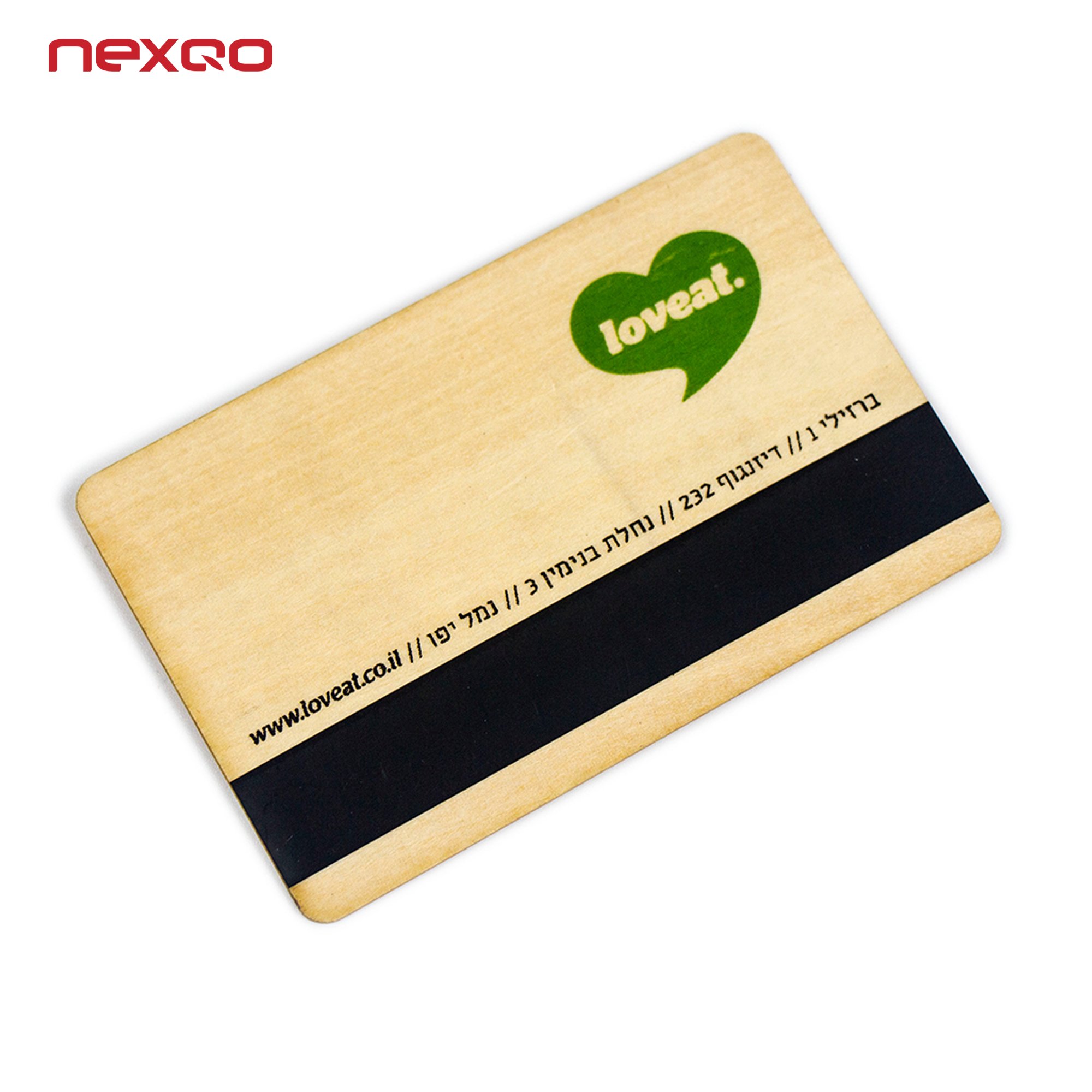 Custom Logo 125khz RFID Chip Programmable NFC Business Cards for Hotel Wooden Beech Wood Bamboo Recycled NFC Name Calling Card