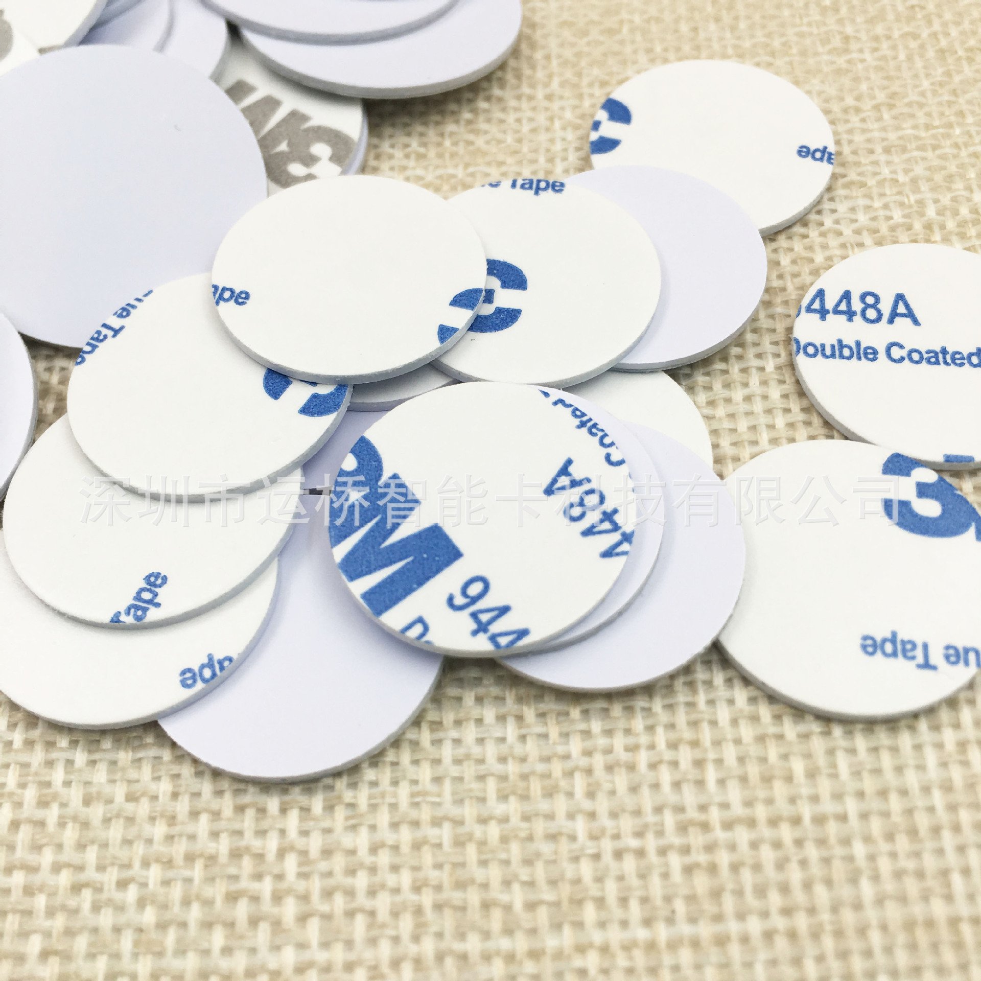 25mm PVC round Coin Card with 1K Chip Waterproof NFC Communication TK4100 IC RFID Access Control Made Metal PET Manufacturers