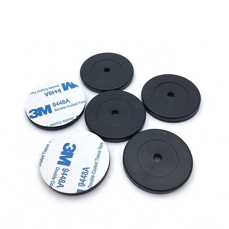 25mm PVC round Coin Card with 1K Chip Waterproof NFC Communication TK4100 IC RFID Access Control Made Metal PET Manufacturers