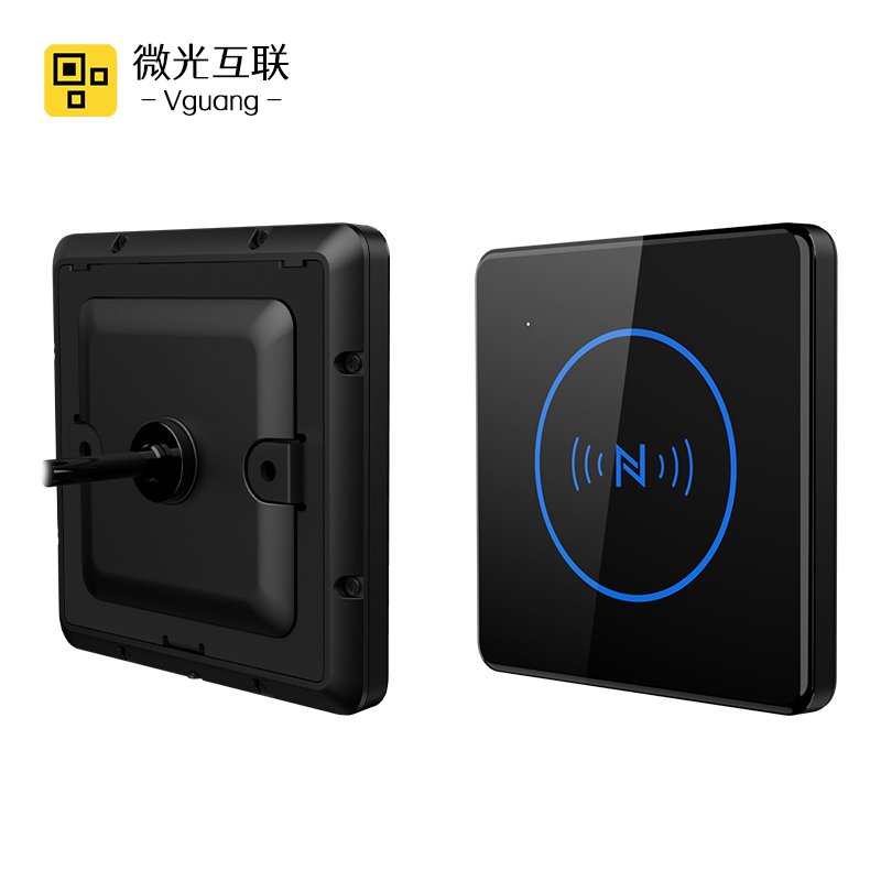 Vguang CR08 Oem Odm Customized NFC 13.56MHz Rfid Card Reader Tcp/http IC Access Control Card Reader Wiegand for Hotel Building
