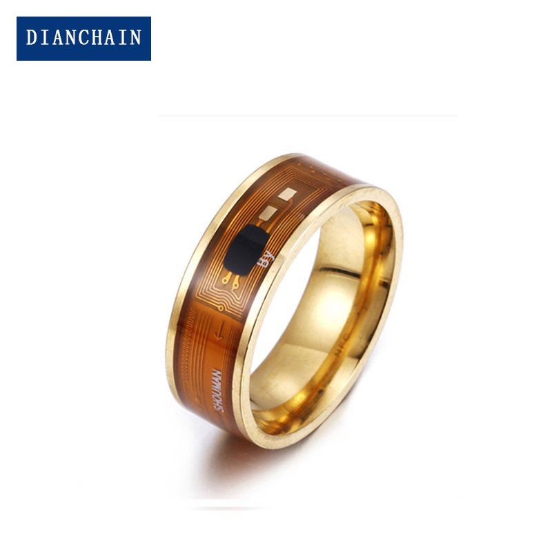Customize Fashion Intelligent Programmable HF NFC 13.56MHZ RFID Multifunctional Smart Ring
