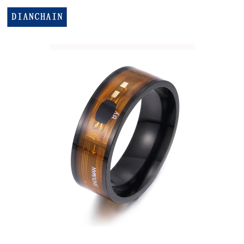 Customize Fashion Intelligent Programmable HF NFC 13.56MHZ RFID Multifunctional Smart Ring