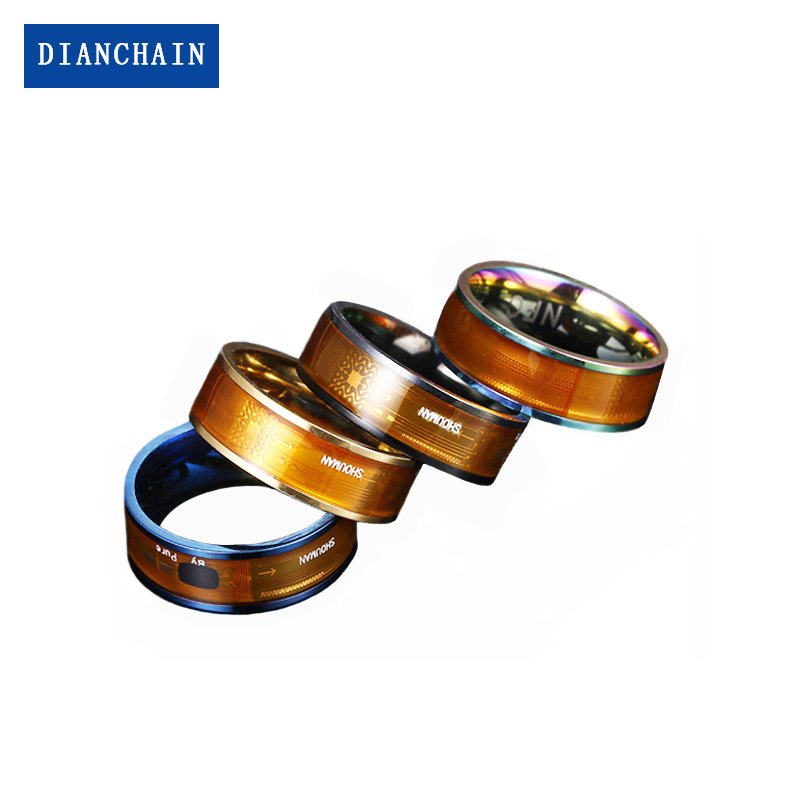 Customize Fashion Intelligent Programmable HF NFC 13.56MHZ RFID Multifunctional Smart Ring
