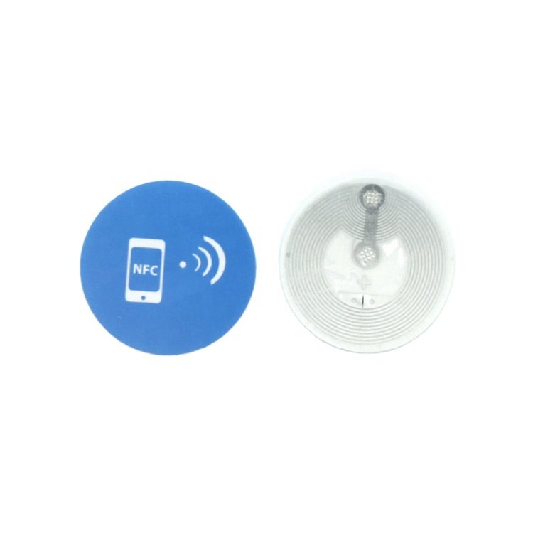 13.56mhz smart label rfid nfc tag215 sticker rfid paper label sticker 25MM