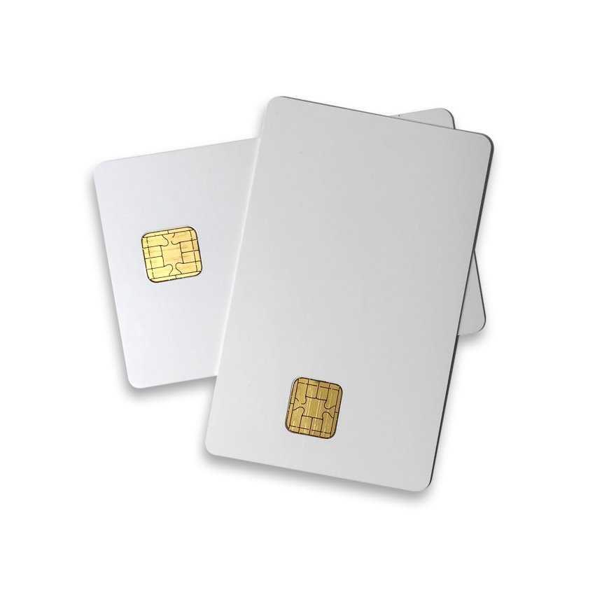 White blank NXP J3H145 java chip card