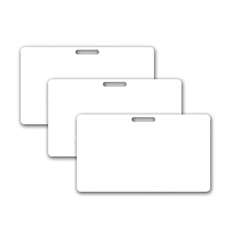 Large Batch Nfc Plastic ID Badges Business Card With Hole Punch Lanyard
