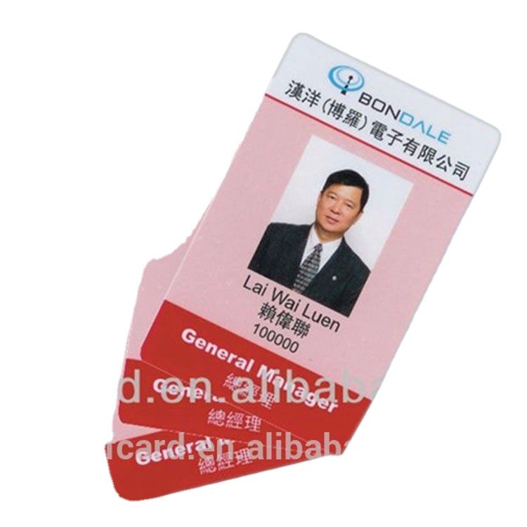 Customized Printed MIFARE(R) Classic 1K PVC Cards Employee ID Cards Stuff ID Cards for Access Control