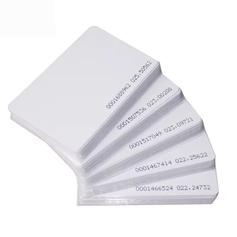 Access control smart cards withe blank pvc T5557 rfid card for access control