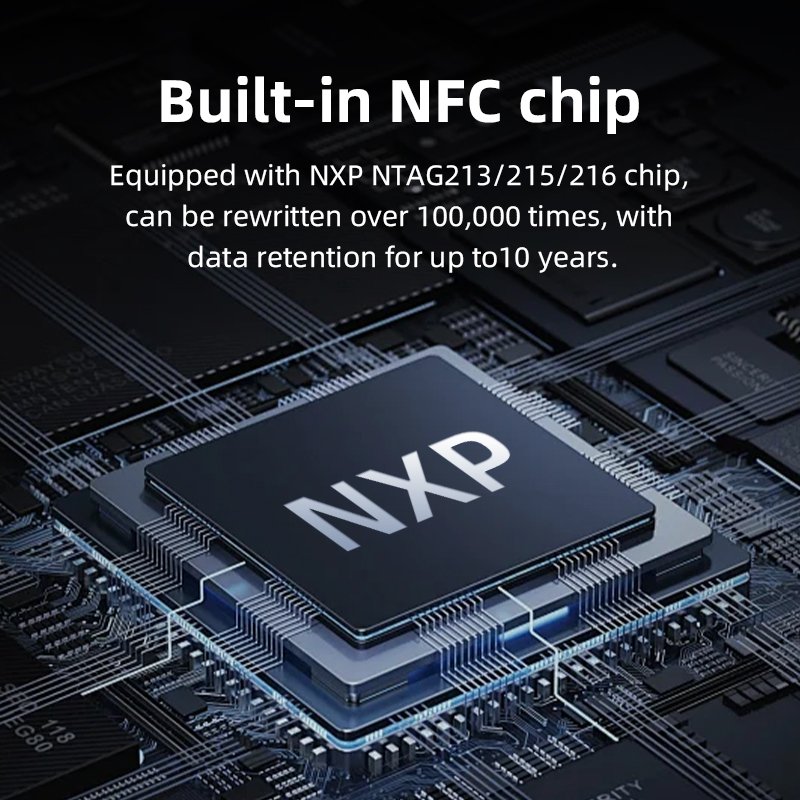 WYUAN Custom Printing NFC Blank Card NTAG213/NTAG215/NTAG216 Chip 13.56MHz PVC Plastic Rewritable Smart White Card RFID Business
