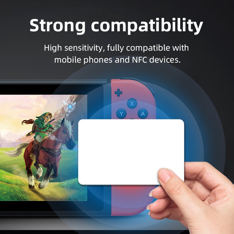 WYUAN Custom Printing NFC Blank Card NTAG213/NTAG215/NTAG216 Chip 13.56MHz PVC Plastic Rewritable Smart White Card RFID Business