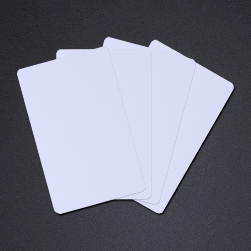 WYUAN Custom Printing NFC Blank Card NTAG213/NTAG215/NTAG216 Chip 13.56MHz PVC Plastic Rewritable Smart White Card RFID Business