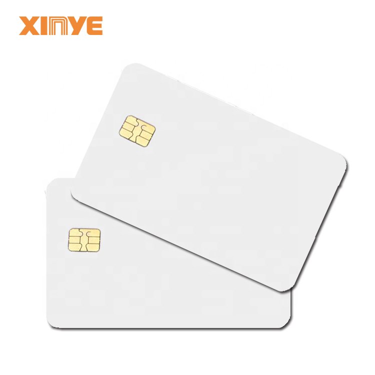 ISO 7815 custom printable plastic PVC rfid contact smart cards 4428 chip rfid tarjeta