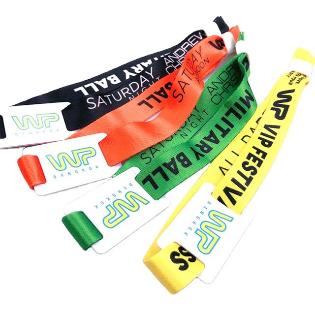13.56Mhz HF Woven Wristband NFC Bracelet For Events