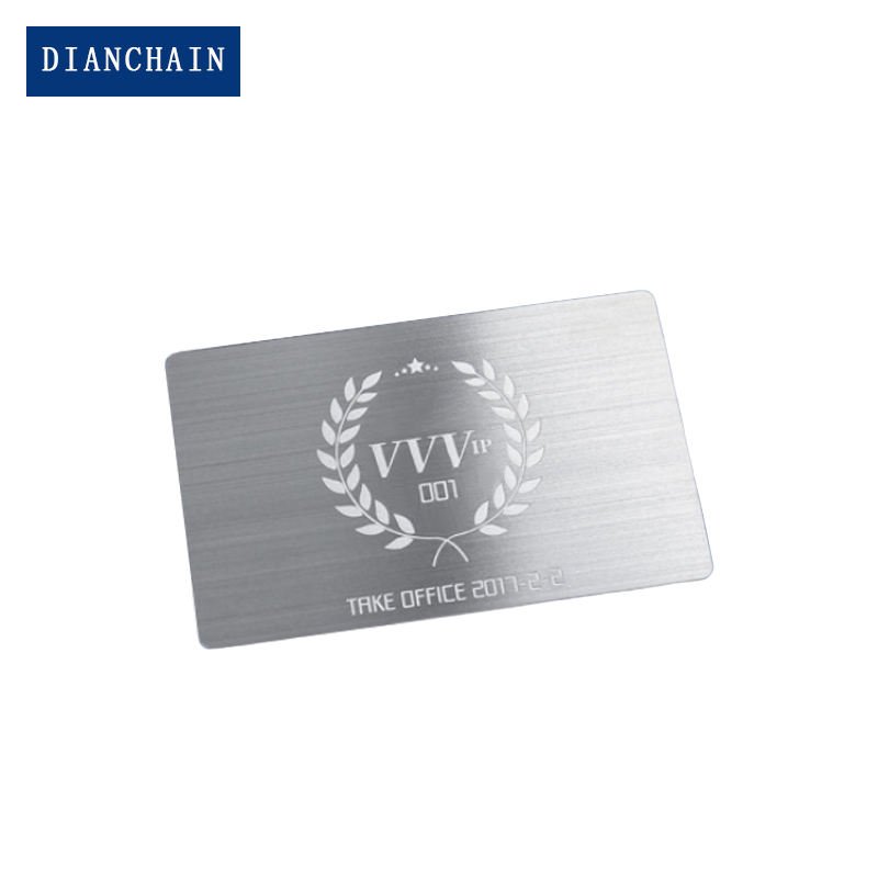 Customizable High frequency 13.56MHz RFID Smart Electronic VIP Card NFC Metal Card
