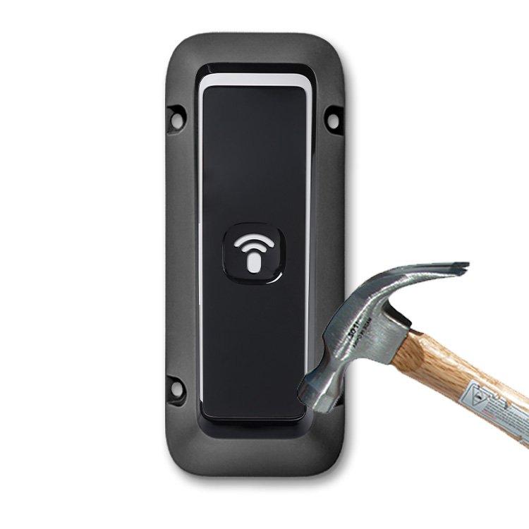 Mullion Mifare DESFire IC Card 13.56 Mhz 125KHz Card Keypad Wiegand Reader UART RS485 Serial Port NFC Reader