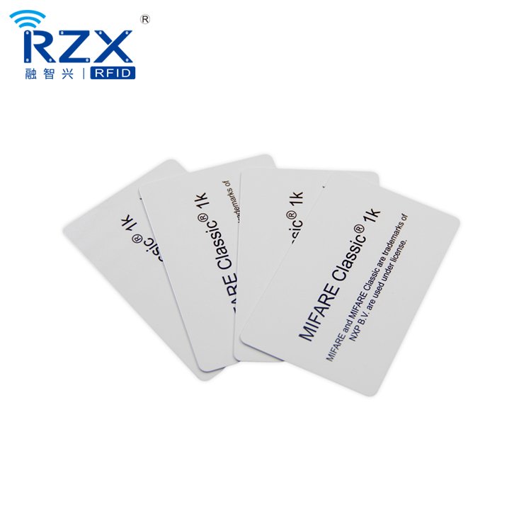 HF RFID MIFARE Classic 1K Smart White Blank Card Printable RFID Card for Vehicle Key /Charge ready to ship