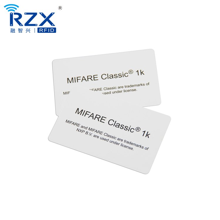 HF RFID MIFARE Classic 1K Smart White Blank Card Printable RFID Card for Vehicle Key /Charge ready to ship