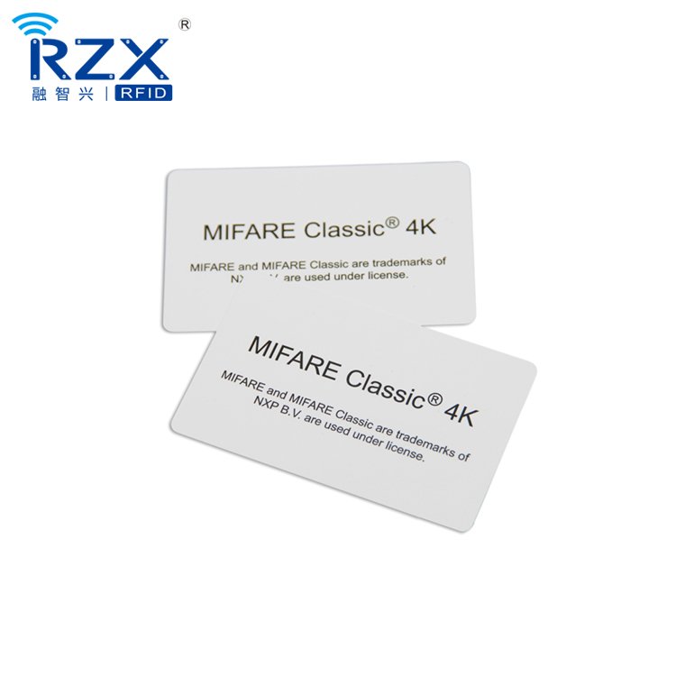 HF RFID MIFARE Classic 1K Smart White Blank Card Printable RFID Card for Vehicle Key /Charge ready to ship