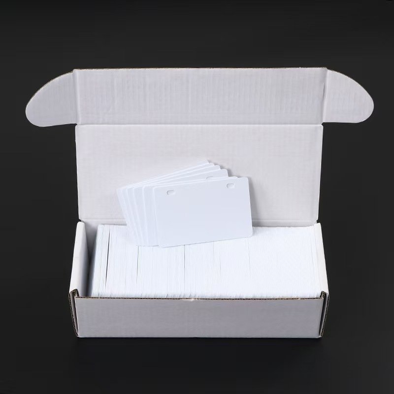 Hot Sale CR80 Plastic White Blank Printable PVC Card With Chip for Hotel Key Access Control Card