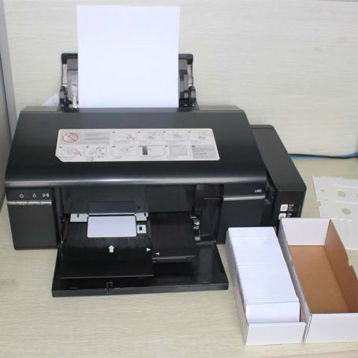 Hot Sale CR80 Plastic White Blank Printable PVC Card With Chip for Hotel Key Access Control Card