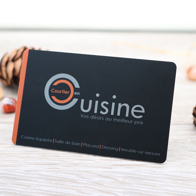 Customized PVC Card For Dye Sublimation Thermal Transfer Printing UV Printing luxury metal business cards black and gold