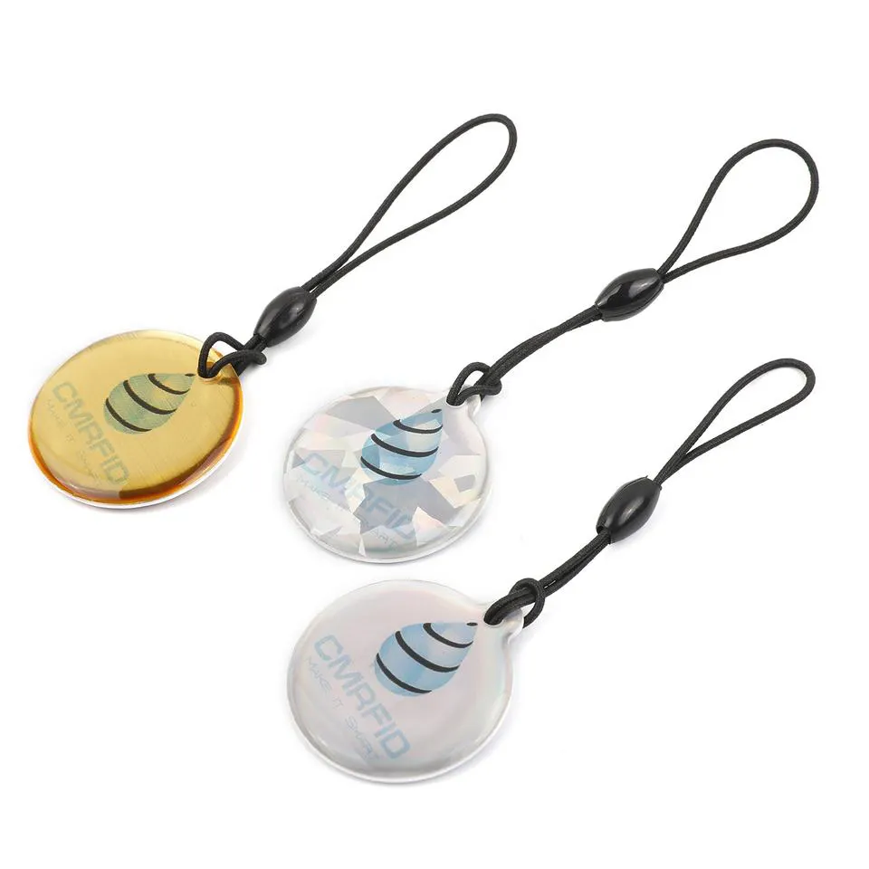Waterproof rfid tag epoxy card mobile phone sticker nfc rfid tag Custom Logo Epoxy Card Key Tag Access Control NFC
