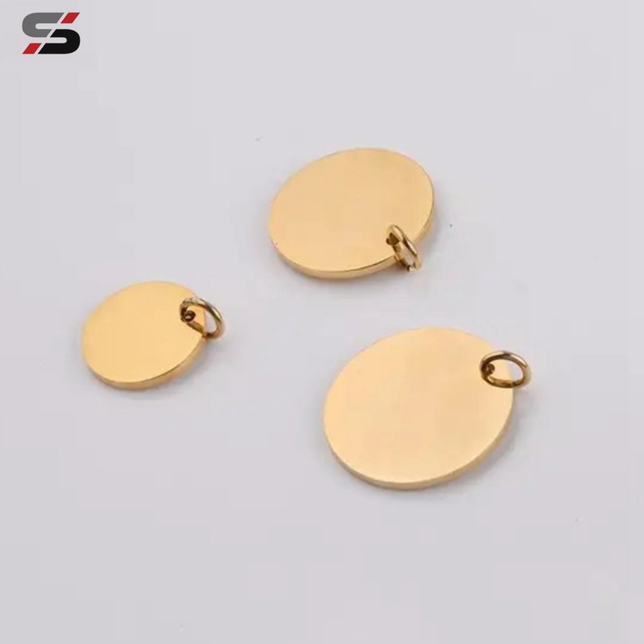 Round Engravable Small Size nfc Mini Chip Card 125KHz Coin Tag Pendant