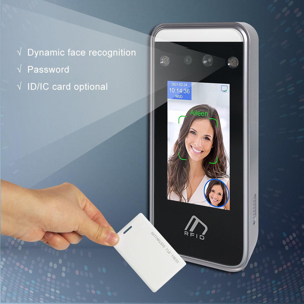 Wifi Free Web Desktop Time Biometric Attendance Mobile App Facial Access Control Model