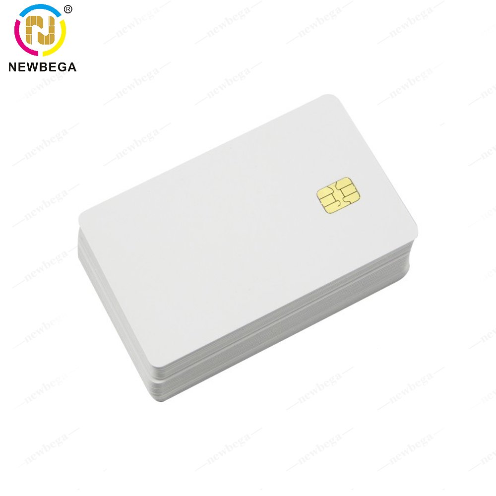 CR80 PVC 4442/4428 Chip Contact RFID Membership card Blank Smart IC Cards for access control