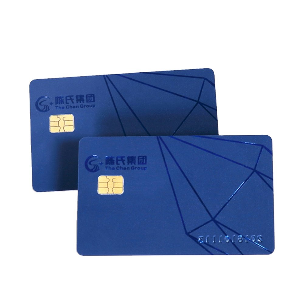 CR80 PVC 4442/4428 Chip Contact RFID Membership card Blank Smart IC Cards for access control