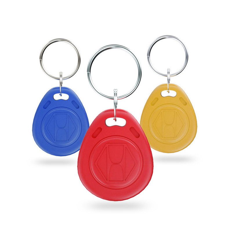 125 kHz Rewritable Lightweight Access Control Card UID ABS Keychain Label RFID Key Fob