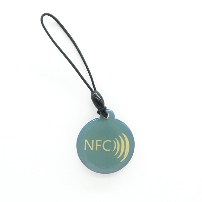 Customized Logo Printing 25mm Nfc Tag rfid cards logo Social Media Phone Tags Waterproof Epoxy Rfid Active Tag