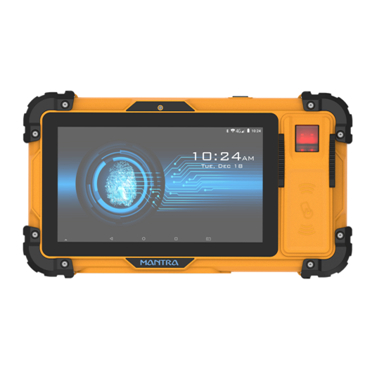 Mantra-Moxa7 Portable Biometric Tablet Waterproof Rugged Access Control Terminal WiFi Bluetooth IP Networks Supports Logo SDK