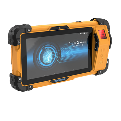 Mantra-Moxa7 Portable Biometric Tablet Waterproof Rugged Access Control Terminal WiFi Bluetooth IP Networks Supports Logo SDK