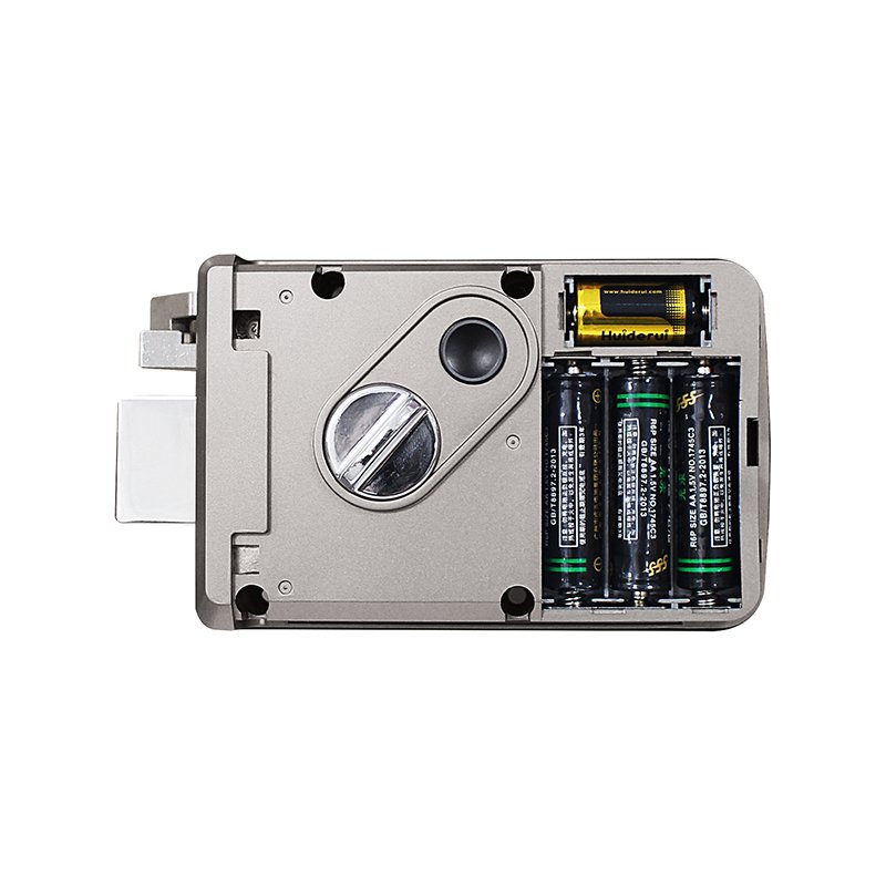 Outside Wireless Door Lock Kit RFID Keypad Access Control System with Remote Transmitter Security Rim Lock