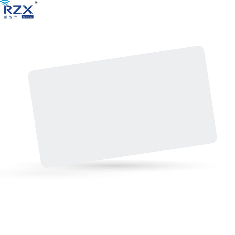 13.56MHz F08 1K Byte Blank White CR80 Printable Smart RFID Chip Blank PVC Plastic Card