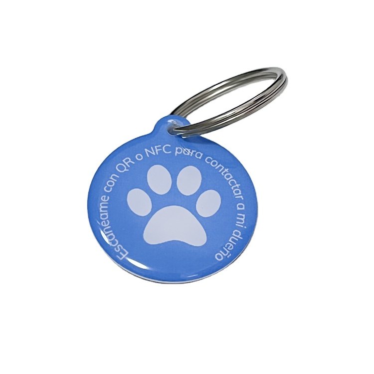 Anti Lost Smart 13.56mhz Nfc Pet Id Tag Qr Code Rfid Pet Tracking