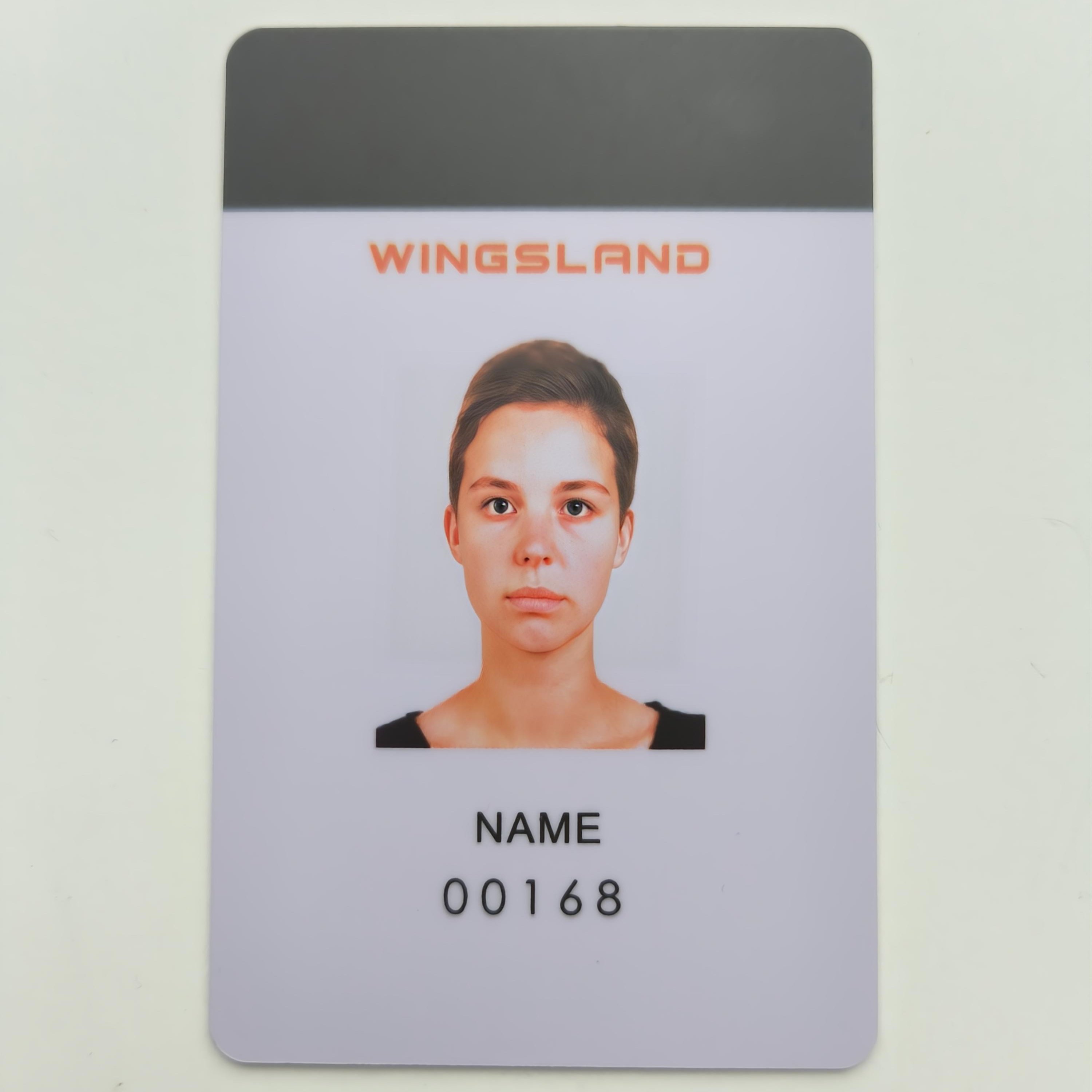 Plastic Photo RFID NFC Pvc Hanging ID Card Digital Identification business cards Employee Card for access control