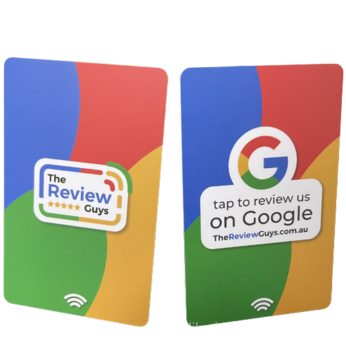 Customized Social media Sharing NFC NTAG 213 Encoding URL Printing QR Code Google Review Card Digital Business Card