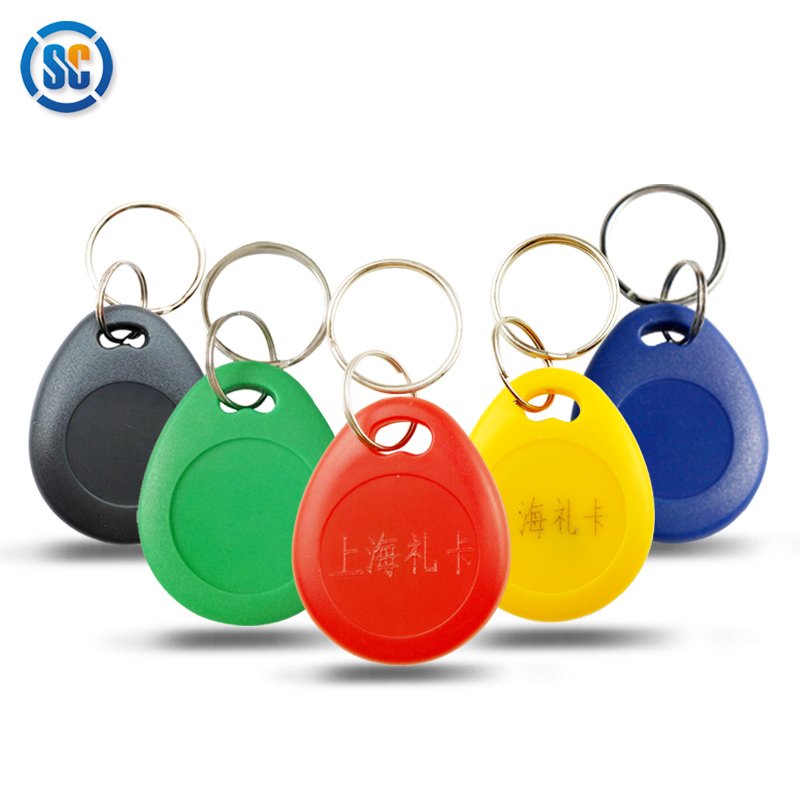 Sencan 13.56Mhz Rfid Tag NFC Key IC Card Token Attendance Management Keychain ABS Waterproof Keyfobs Tags