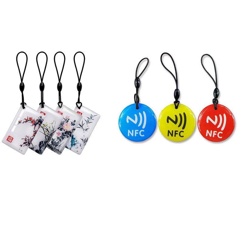 Rewritable RFID Keyfob 13.56Mhz 1K F08 Access Control Waterproof Smart Chip NFC Epoxy Tag