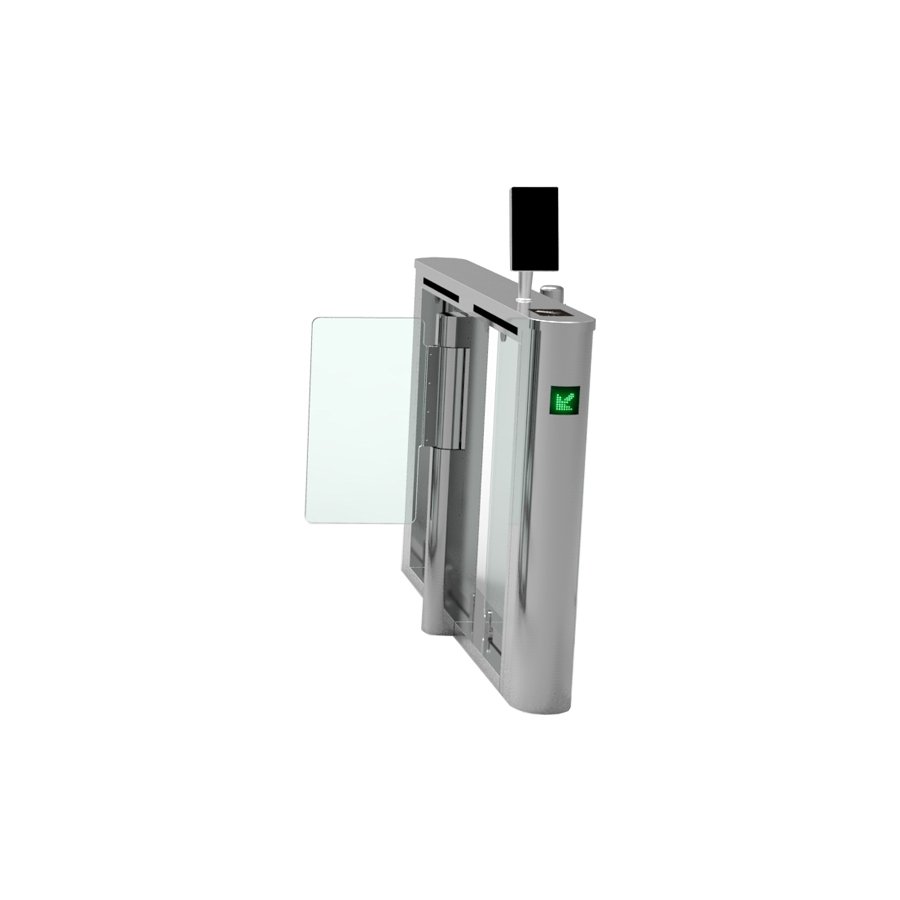Custom Entrance Safety Access Control Fast Speed Turnstile Gate Manufacturer with facial recognition and QR code IC card