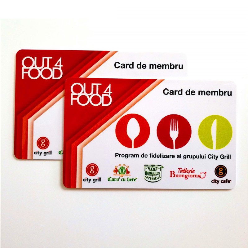 Custom NFC Business Card Printing Ntag213 PVC NFC Business Card NTAG215 for Social Media