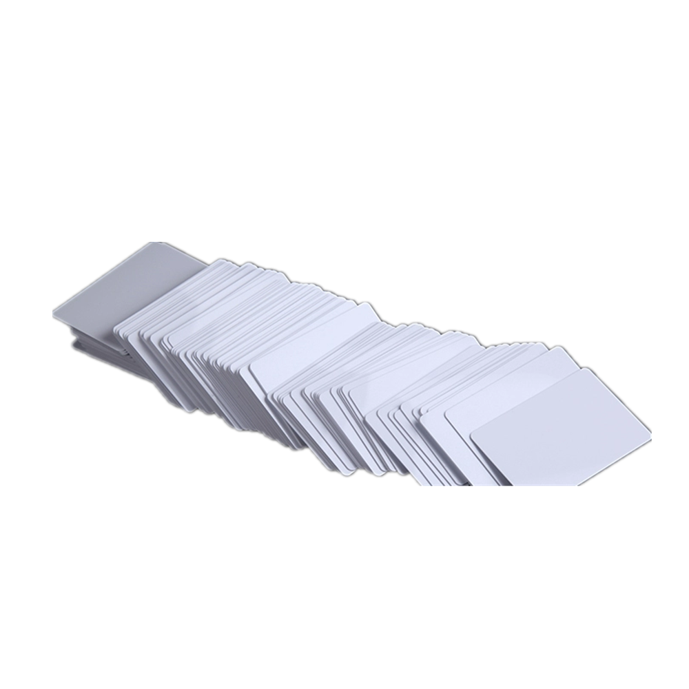 Custom Printable Plastic White Card 13.56mhz Ntag213 Ntag215 Hotel Door Blank Cards 860-960mhz RFID Card