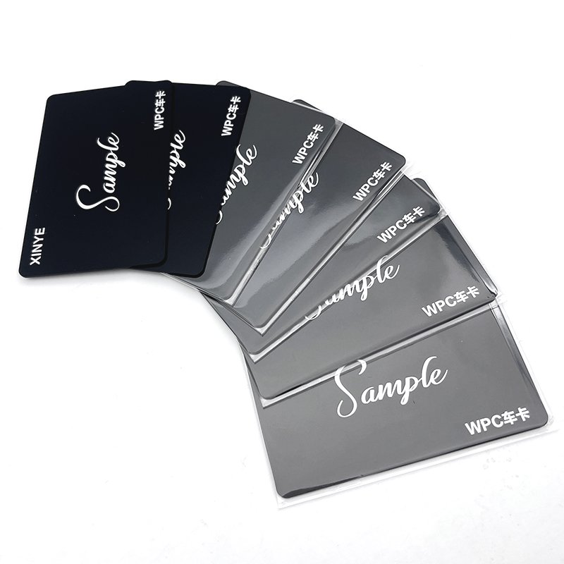 RFID vehicle smart card custom materials PVC PET PLA RPVC RFID key card M1 S50 1K printed card for vehicle access control