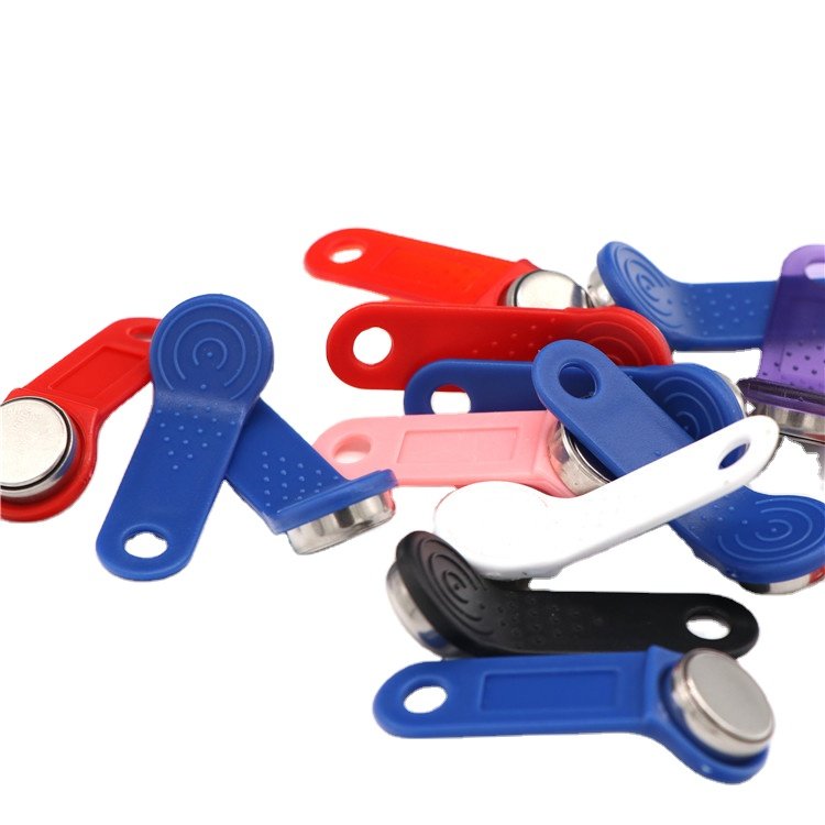 Toptag Wholesale RW1990 R/W RFID TM Card Tag Stainless Steel TM Ibutton with Plastic Holder