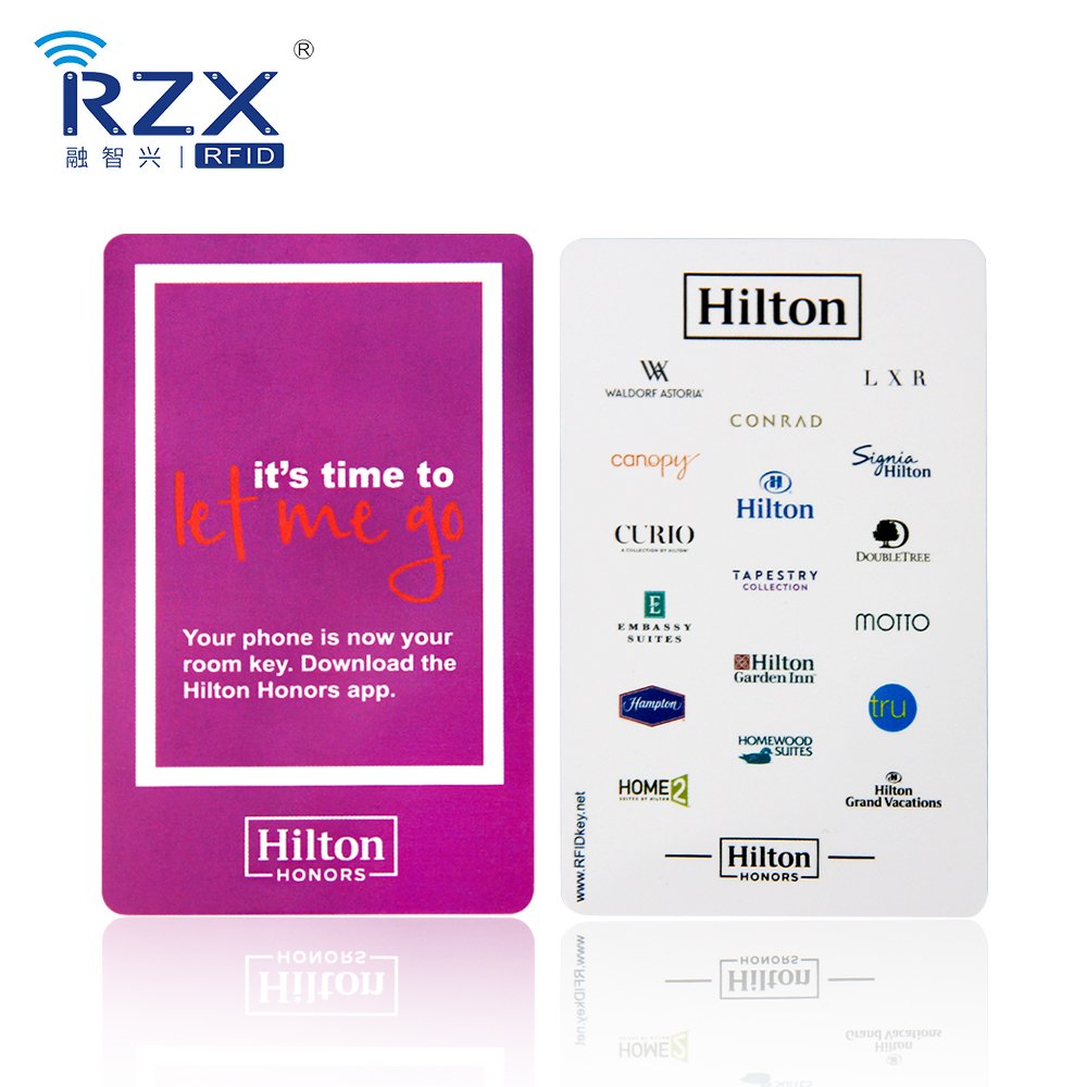 Customized Hotel Key Card FM11RF08 Chip 13.56MHz Hotel RFID Card Access Control Lock Key Card