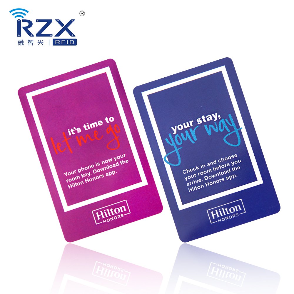 Customized Hotel Key Card FM11RF08 Chip 13.56MHz Hotel RFID Card Access Control Lock Key Card